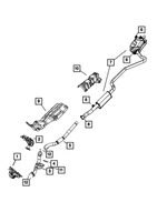 5178234AD - Exhaust: Exhaust Shield for Dodge: Journey Image