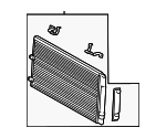 88460AZ003 - : Condenser for Toyota: Camry, Solara Image