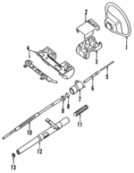 31110GA923 - Steering: Steering Wheel for Subaru: XT Image
