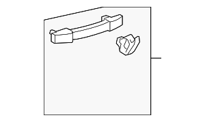7461030270A4 - Body: Interior Grab Bar for Toyota Image