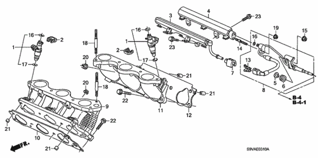 Fuel Injector for 2008 Honda Pilot #0