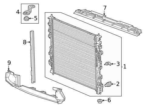 Sensors for 2025 GMC Acadia #0