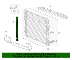 2024-2026 GM Side Seal 85055109 GM | GMPartsDirect.com
