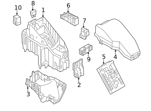 Fuse & Relay for 2021 Nissan LEAF #4