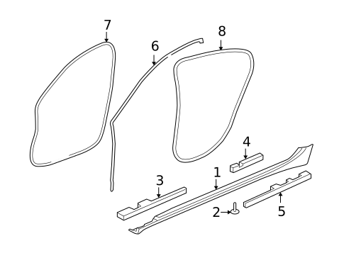 Exterior Trim - Pillars for 2010 Jaguar XFR #0
