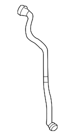 1K0201160BR - Emission System: Suction Tube for Volkswagen: Golf, GTI, R32, Rabbit Image