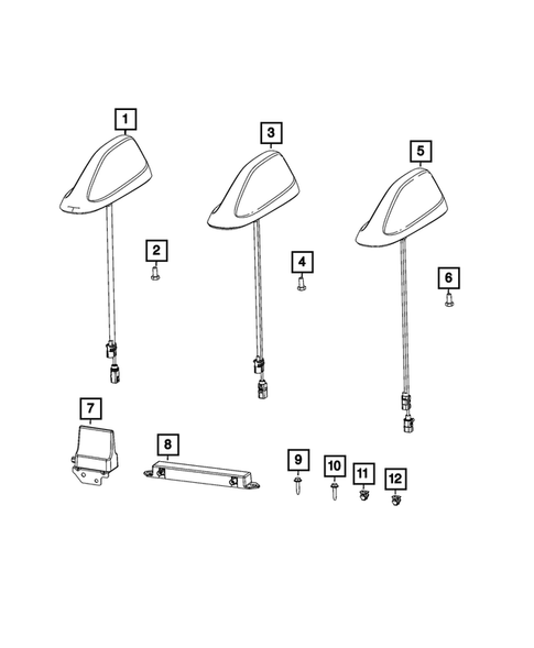 Radio, Antenna, Speakers, DVD, and Video systems for 2025 Chrysler Pacifica #1