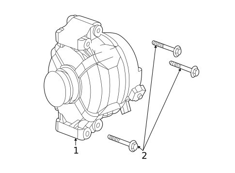 Alternator/Generator & Related Components for 2004 Saturn Ion #0