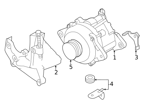 Alternator for 2014 Subaru Impreza #1