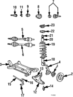 4404324 - Suspension: Cross-member for Mopar Image