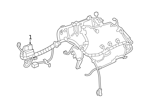 Wiring Harness for 2016 Buick LaCrosse #0