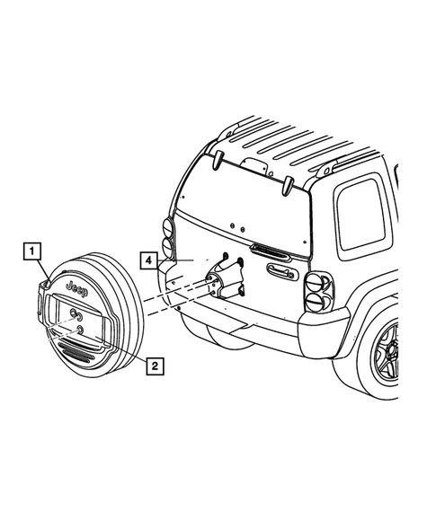 Rear Bumper and Fascia for 2006 Jeep Liberty #1