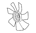 38611R1AA01 - : Fan Blade for Honda: Civic, HR-V Image