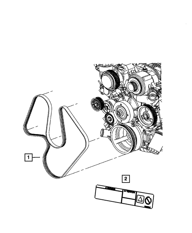 55037967AA - Cooling: A/c Spec. Label for Mopar Image
