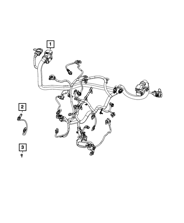 « 68493401AD –  : Moteur Cablage pour Mopar Image »