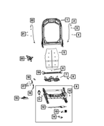 68665998AB - Interior Trim: Front Seat Back Frame for Mopar Image