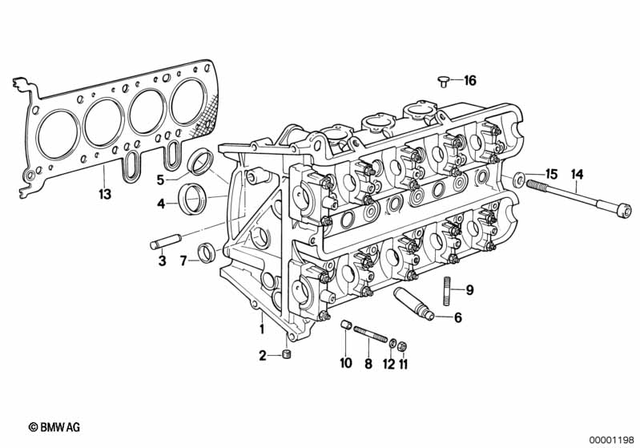 11121464460 - : Cylinder Head Gasket for BMW-Motorrad Image