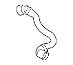 17128678504 - Cooling System: Return Hose for BMW: 740i, 740i xDrive, 840i Gran Coupe, 840i xDrive Gran Coupe Image