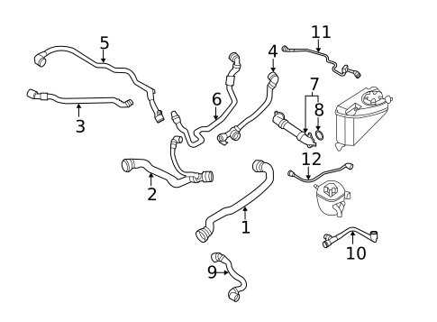 Hoses & Pipes for 2023 BMW 840i Gran Coupe #0