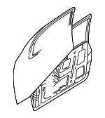 YS4Z5420125SA - Body: Door Shell for Ford: Focus Image image