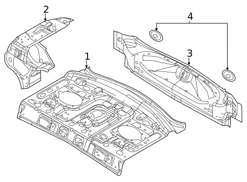 Rear Body for 2017 Ford Special Service Police Sedan #0