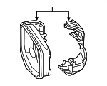 76205TZ4H01 - Body: Mirror Support for Acura Image