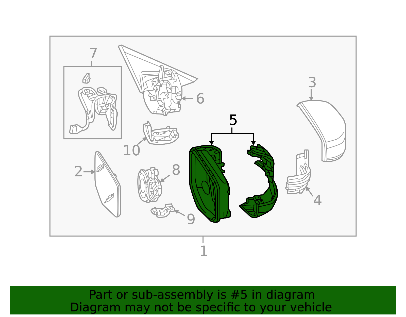 2015-2020 Acura TLX Door Mirror Cover 76255-TZ3-A02 | OEM Parts Online