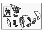 76250TZ3A11ZD - : Mirror Assembly for Acura Image