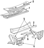 D8UZ11022A68A - Body: Vent Panel for Ford Image