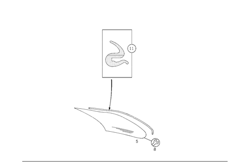 Rear Window for 2003 Mercedes-Benz CLK 430 #0