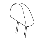 887004D100KS2 - Body: Headrest for Hyundai: Entourage Image