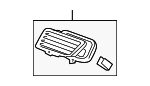 77250SZNA01ZB - Body: Vent Grille for Acura: ZDX Image