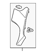 77545SZNA01ZA - Body: Side Cover for Acura: ZDX Image