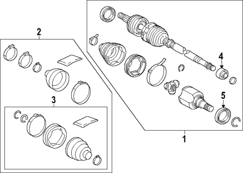 Drive Axles for 2025 Toyota Prius #0