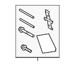 LR113962 - Brakes: Bushing Kit for Land Rover: Defender 110, Defender 130, Defender 90, Discovery, Range Rover, Range Rover Sport Image