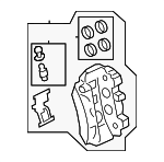 9GT615424J - : Caliper for Porsche: 718 Cayman Image