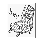 711100E160 - Body: Seat Frame for Toyota: Highlander Image