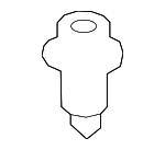 90467A0006 - Body: Rear Panel Trim Clip for Lexus: ES250, ES300h, ES350, NX250, NX350, NX350h, NX450h+, RX350, RX350h, RX450h, RX450h+, RX500h, TX350, TX500h, TX550h+ Image