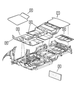 4724889AA - Interior Trim: Dash Panel Pad for Mopar Image