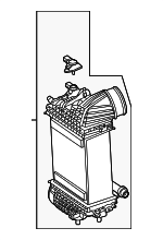 1390901402 - Belts &amp; Cooling: Inter-cooler for Mercedes-Benz Image