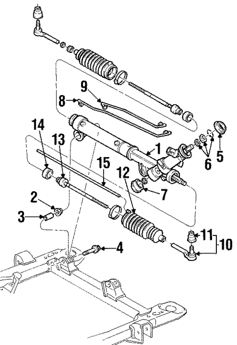 Steering Gear & Linkage for 2003 Pontiac Grand Prix #0
