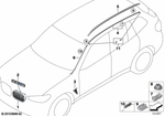 51118098091 - : Grille, Front, Left for BMW Image