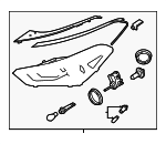 92101D3350 - : Composite Assembly for Hyundai Image