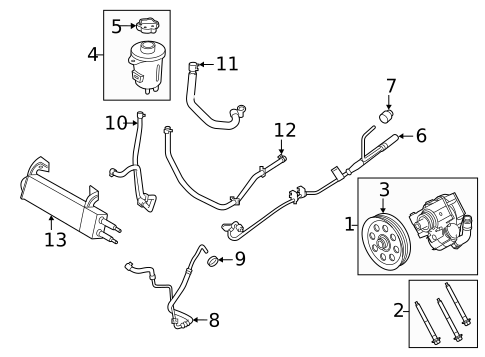 Pump & Hoses for 2017 Ford F-250 Super Duty #0