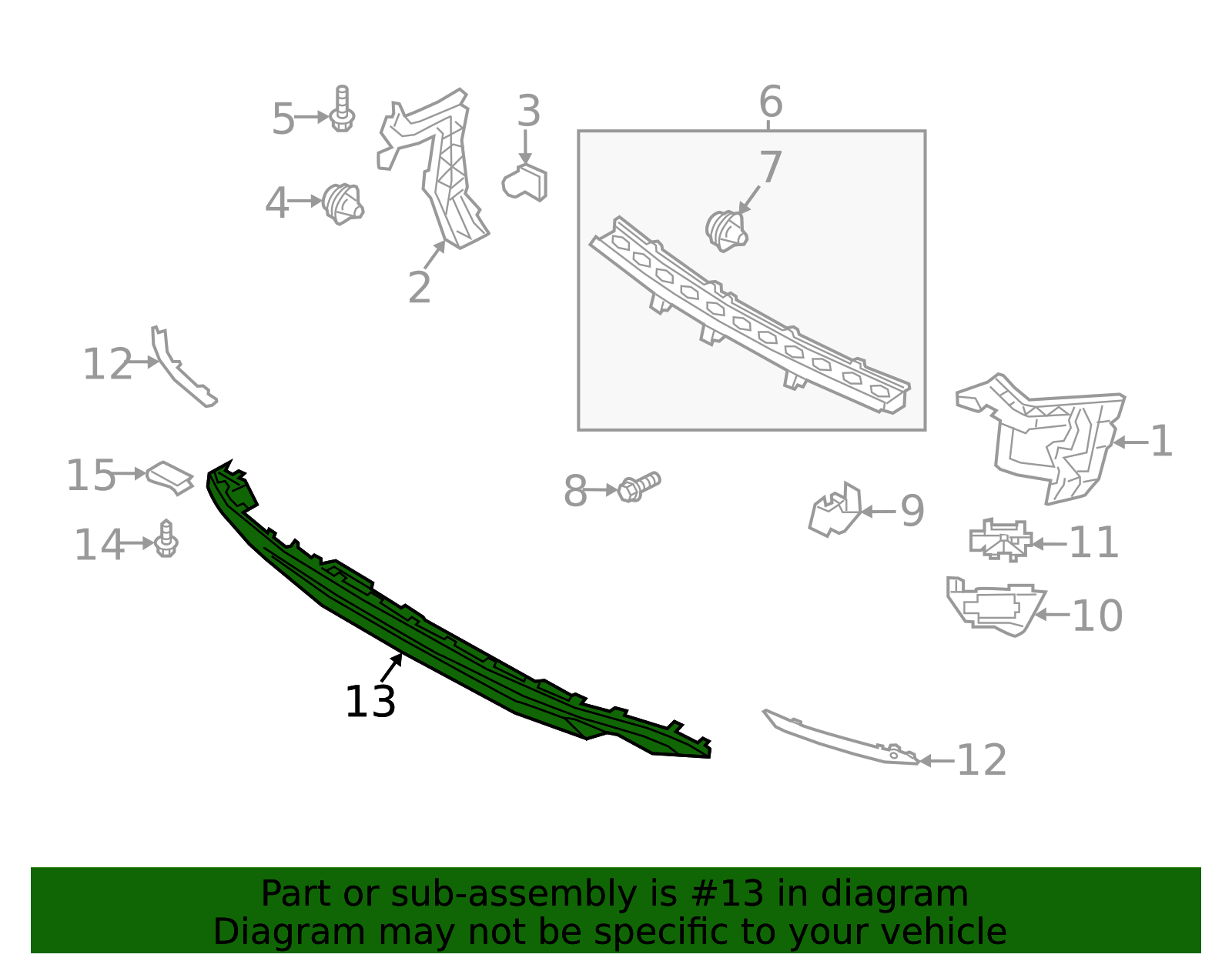 32227004 - Lower Molding - 2019-2021 Volvo | Volvo OEM Parts Direct