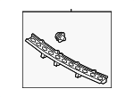 31651914 - Body: Bumper Cover Support Rail for Volvo Image