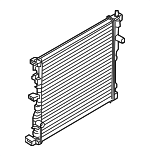 P1MZ8005A - Hybrid Components: 2022-2024 Ford Radiator - Motorcraft (RAD-314) for Ford: Explorer, Police Interceptor Utility Image