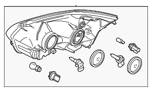 HLA1 - Electrical: Motorcraft™ Headlight Assembly for Ford Image