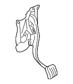 1L2Z2455BA - Body: Brake Pedal Assembly for FORD Image