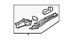 5760106902 - Body: Rear Rail for Toyota Image image